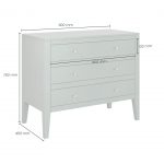 Alton Chest of Drawers | Grey