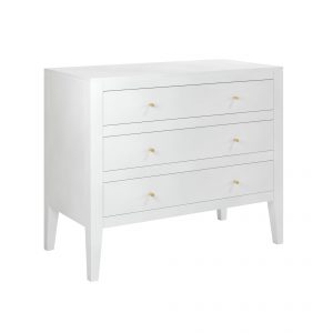 Alton chest of drawers white side