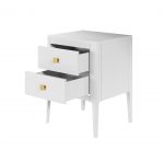 Abberley Bedside | White | 2 Drawers