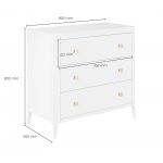 Abberley Chest of Drawers | White