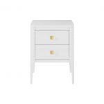 Abberley Bedside | White | 2 Drawers