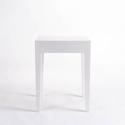 Cheriton white end table