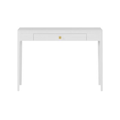 white console table