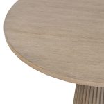 Leckford Ribbed Occasional Table | Aged Oak