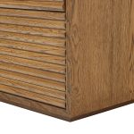 Charlton Ribbed Walnut Chest of Drawers