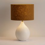 Lamp – Small Round Gesso