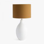 Lamp – Large Round Gesso
