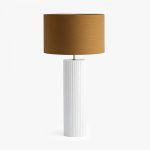 Lamp – Large Ribbed Gesso
