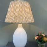 Lamp – Large Round Gesso